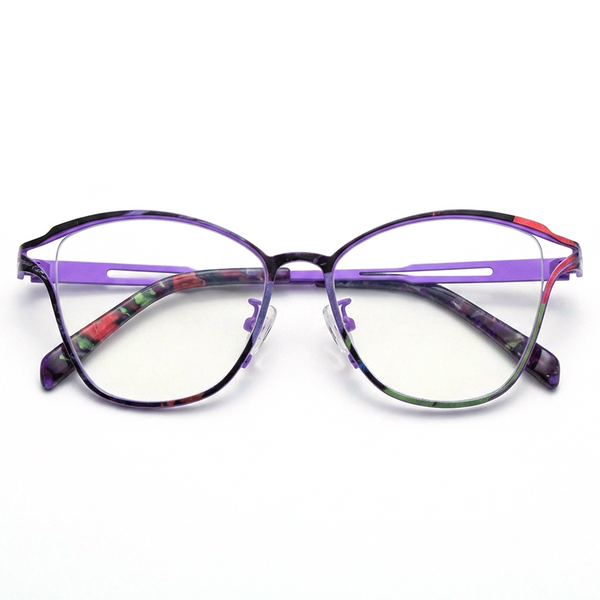 Titanium Cat Eye Optical Glasses Frame