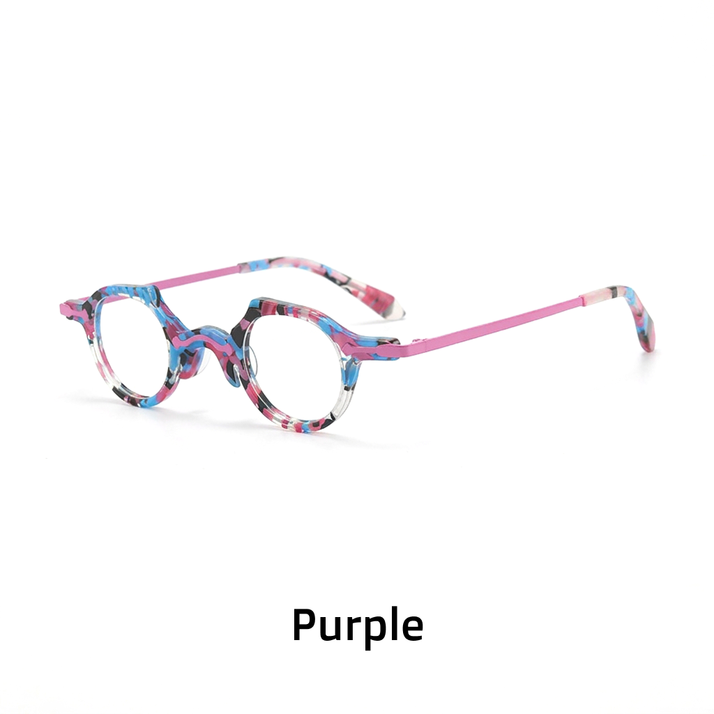מסגרת רטרו למשקפיים מסוג Cat-Eye Acetate