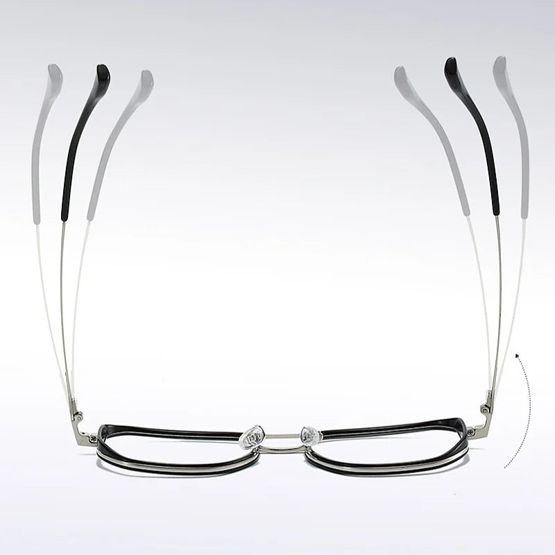 Magnetic Clip-On Polarized Sunglasses - Metal Optical Frame