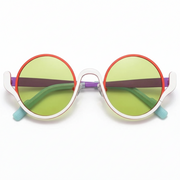 Women's Round Titanium Polarized Sunglasses UV400