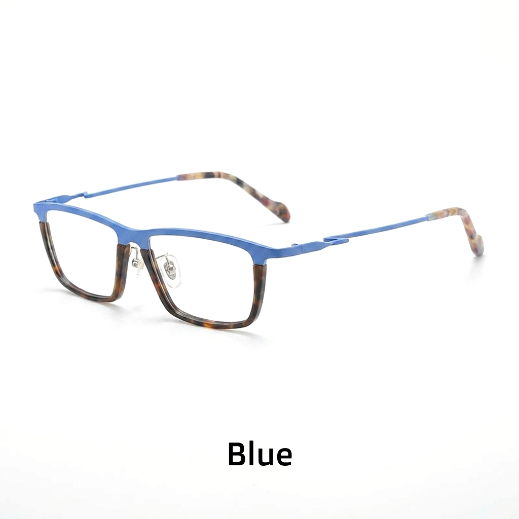 Patchwork-Quadrat-Titan-optische Brille