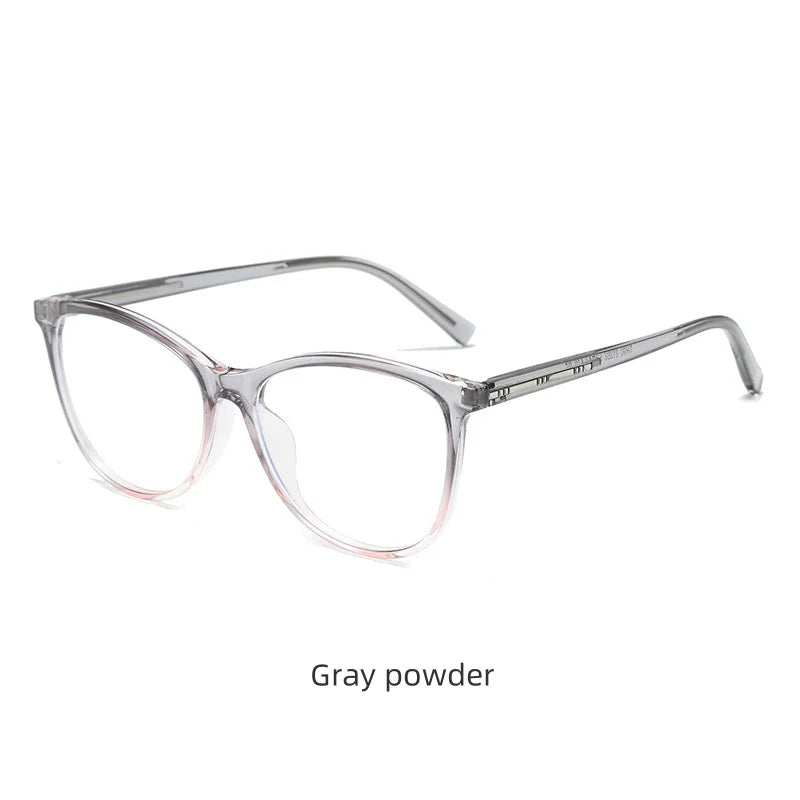 TR Cat Eye Eyeglass Frame - Anti Blue Light Optical Prescription Glasses