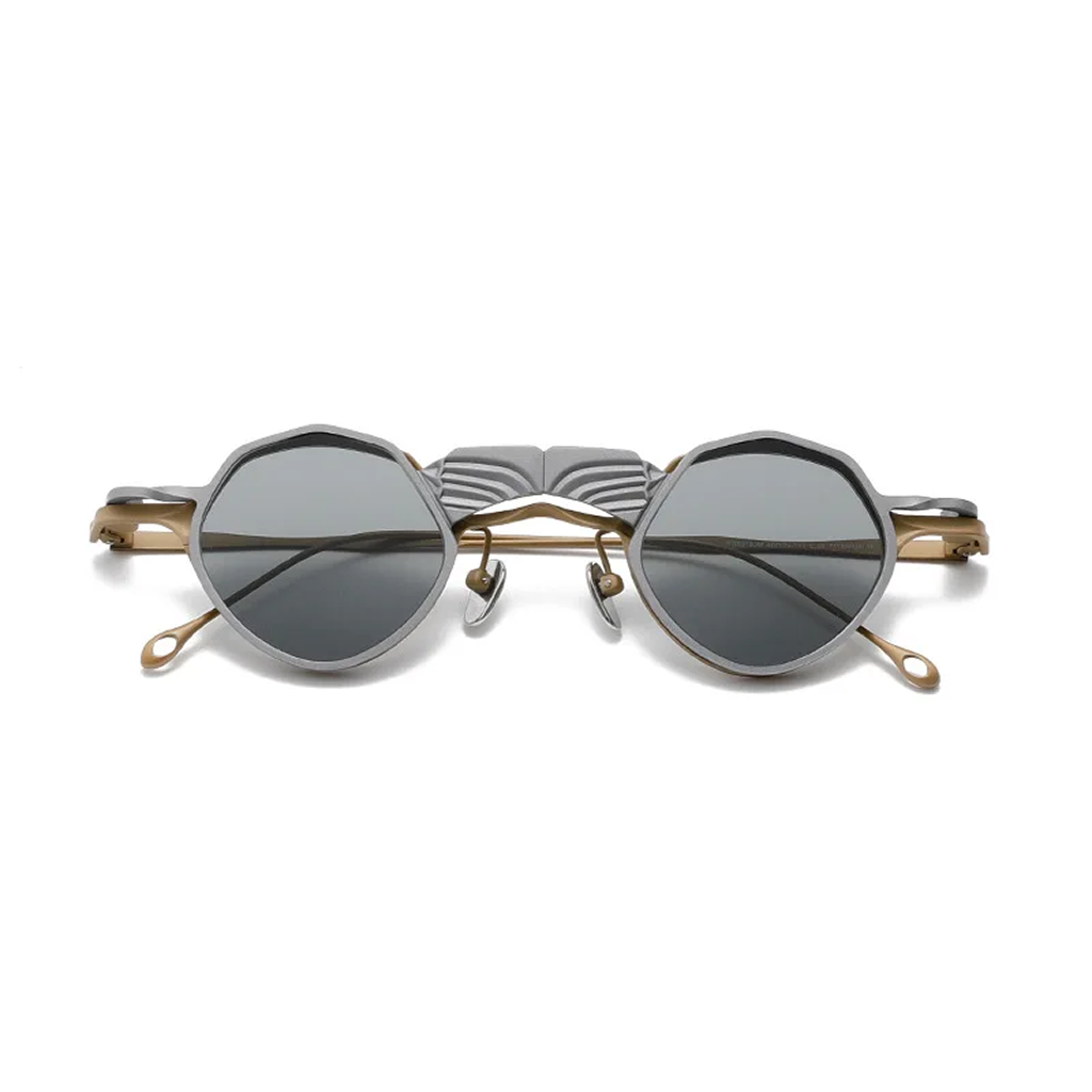 Montatura per occhiali ottici in puro titanio: clip magnetica unisex