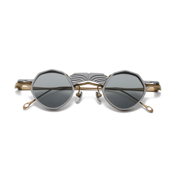 Montatura per occhiali ottici in puro titanio: clip magnetica unisex