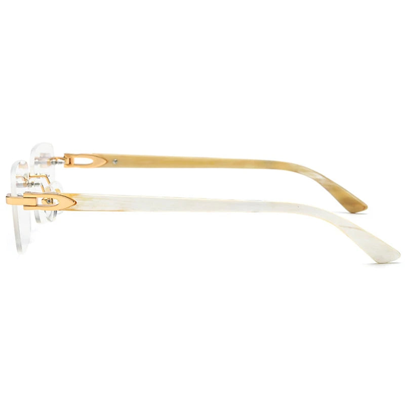 Acetate Square Optical Frames – Bull Horn Unisex Eyeglasses