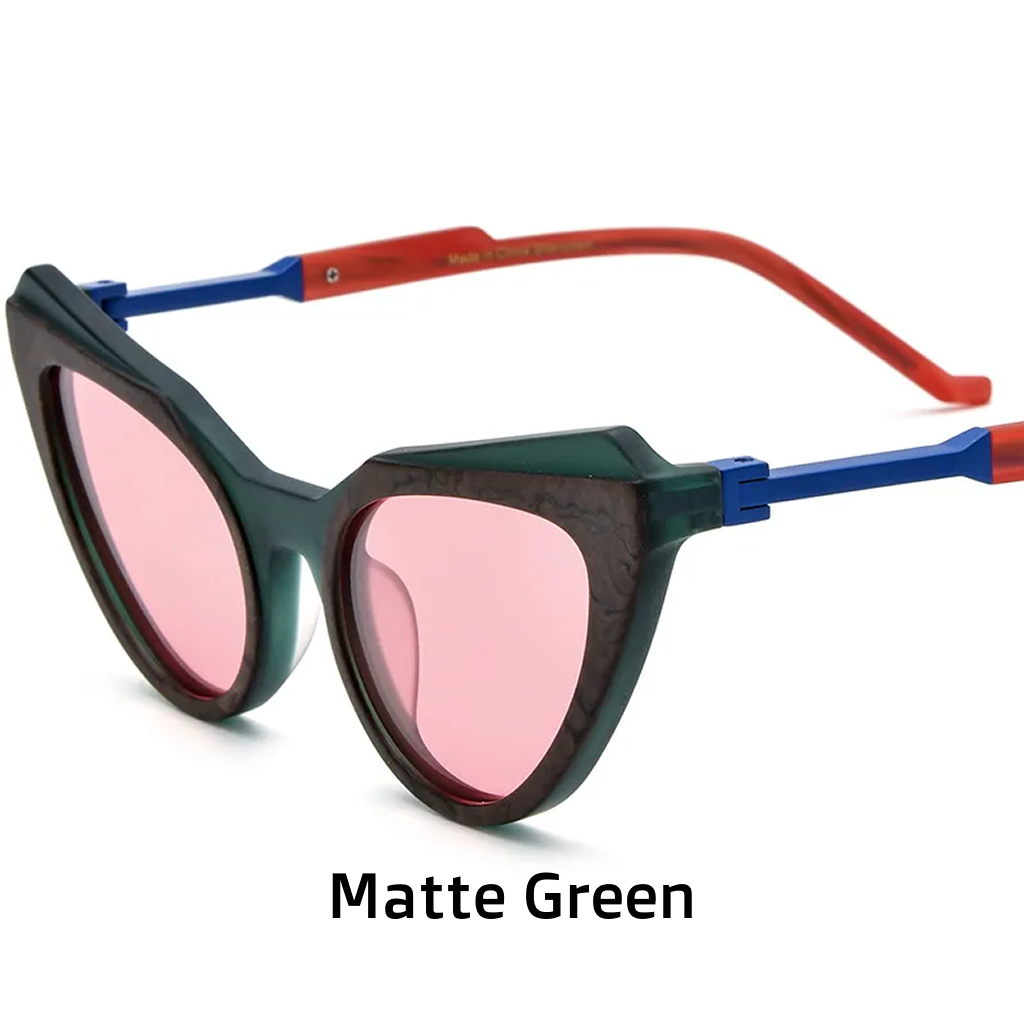 Cat Eye Polarized Sunglasses – UV400 Acetate Women