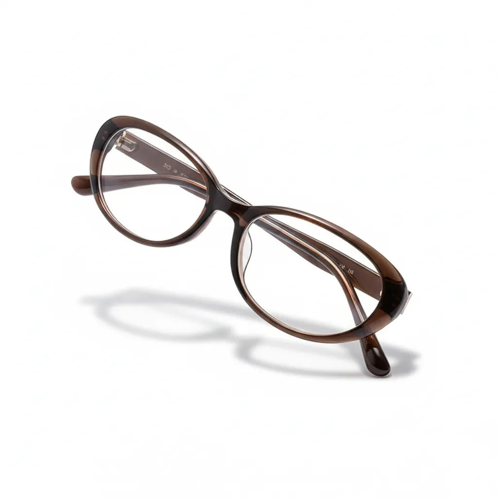 TR90 Ultra-Light Oval Optical Glasses Frame for Women