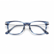 Titanium Retro Square Eyeglass Frames