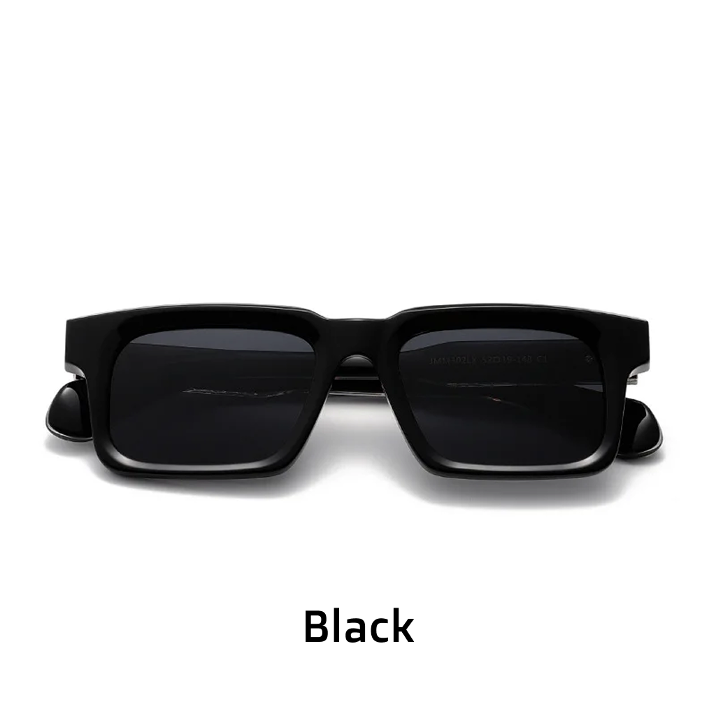 Women's Rectangle Polarized Sunglasses – UV400 Acetate Frame