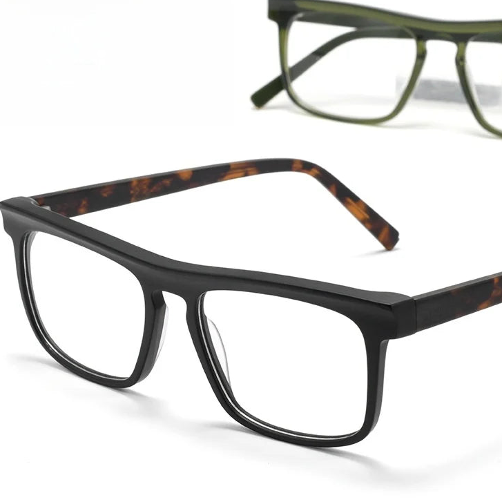 Ultra Light Square Eyeglass Frame - Anti Blue Light Optical Prescription Frame JQ1015