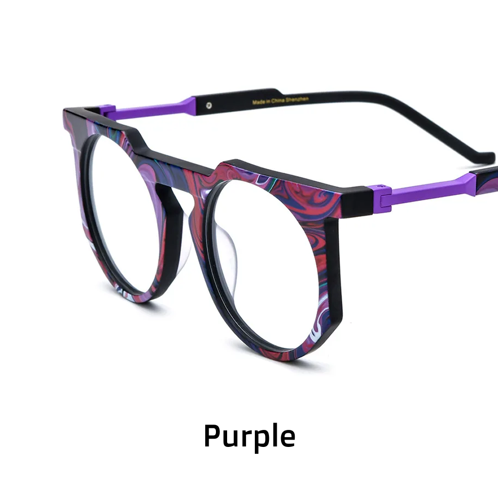 Cat Eye Color-Changing Optical Glasses Frame