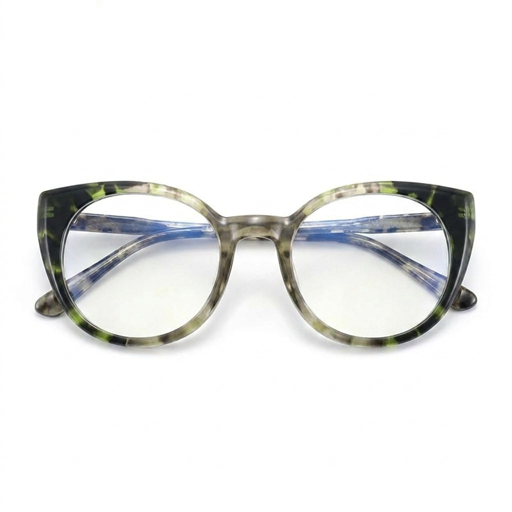 Acetato Cat-Eye marcos ópticos ← Unisex