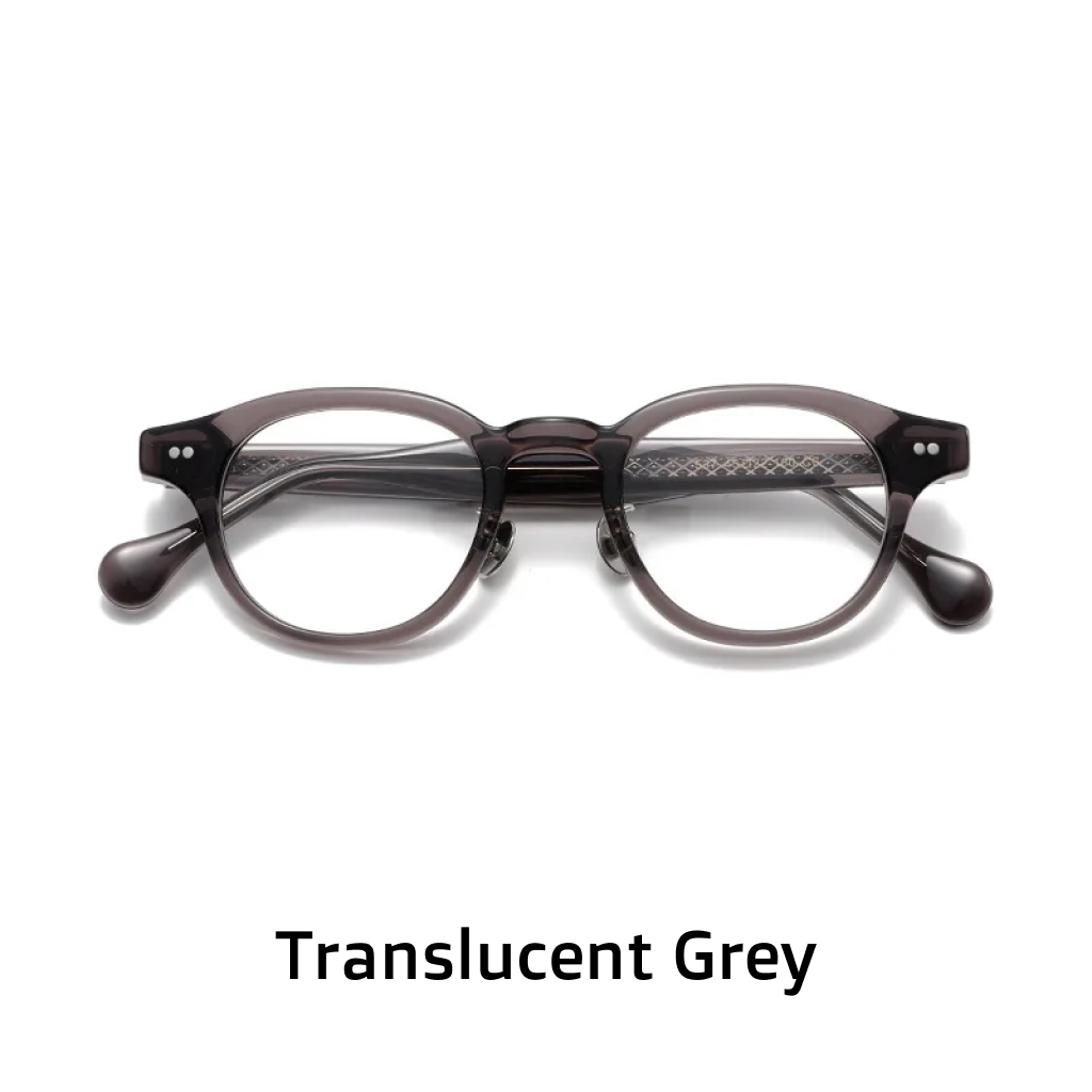 Acetate Optical Eyeglass Frames – Unisex Round Retro