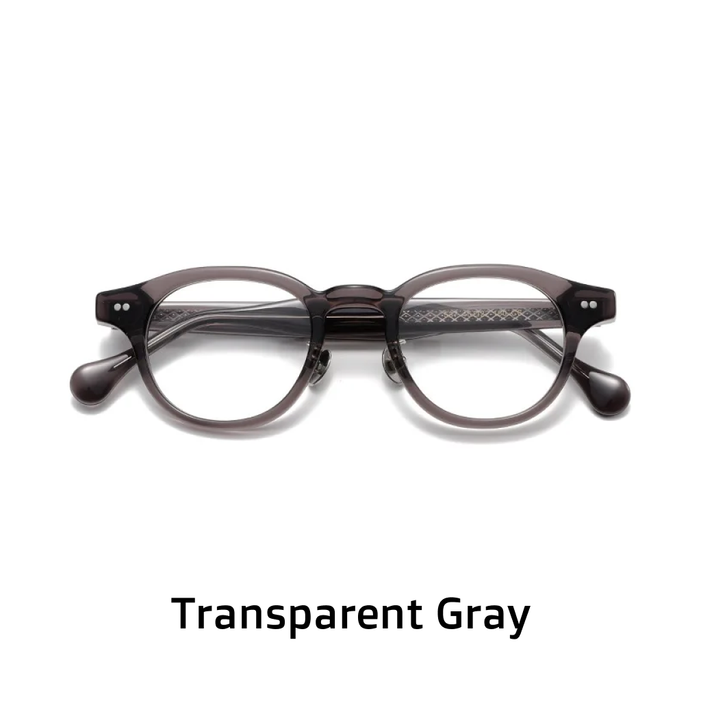 Acetate Round Optical Frames | Japanese Nose Bridge Design