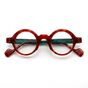 Acetate Round Optical Frames – Retro Literary Unisex