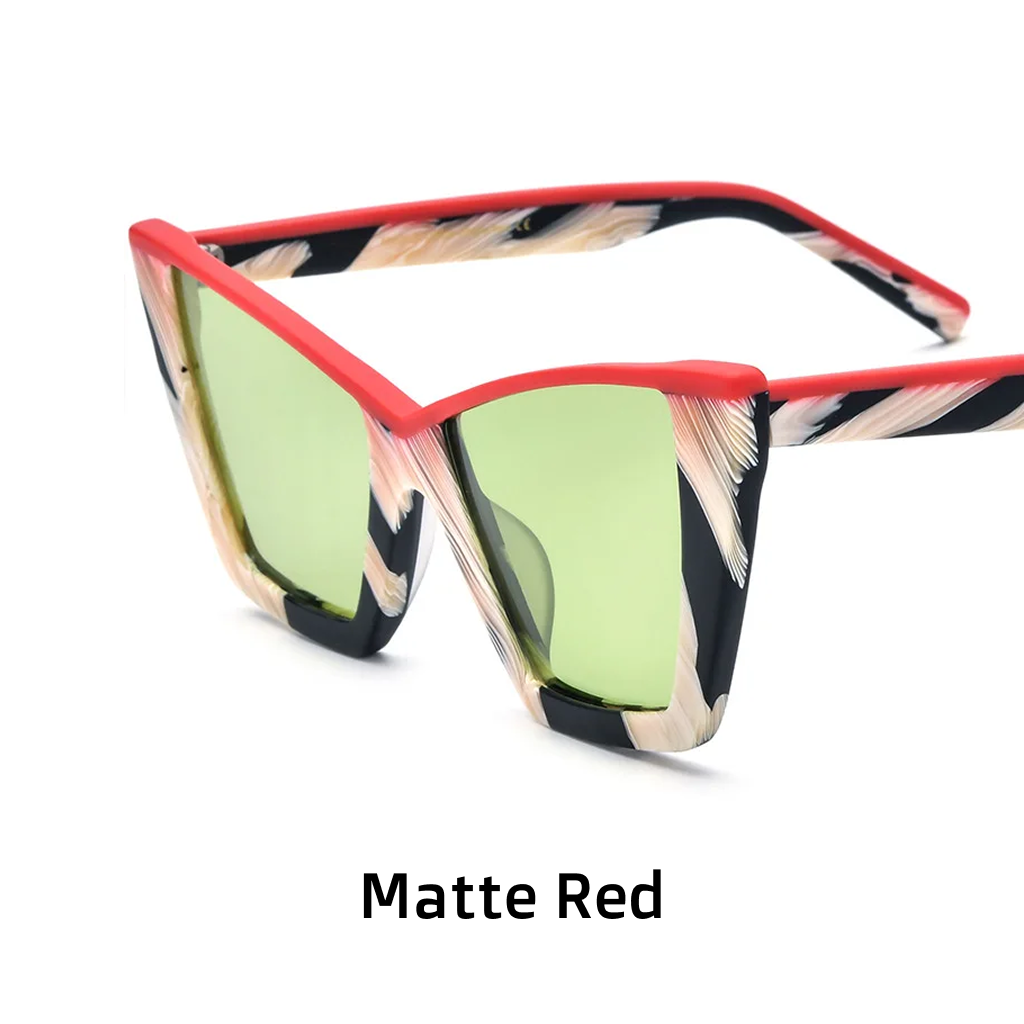 Cat Eye Polarized Sunglasses – UV400 Acetate Frame