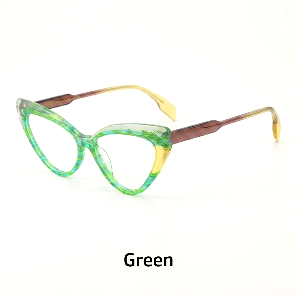 Retro Cat Eye Acetate Optical Eyeglass Frames