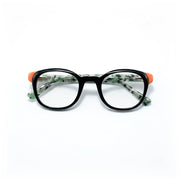 Ultra Light Circular Eyeglass Frame with Spring Hinge