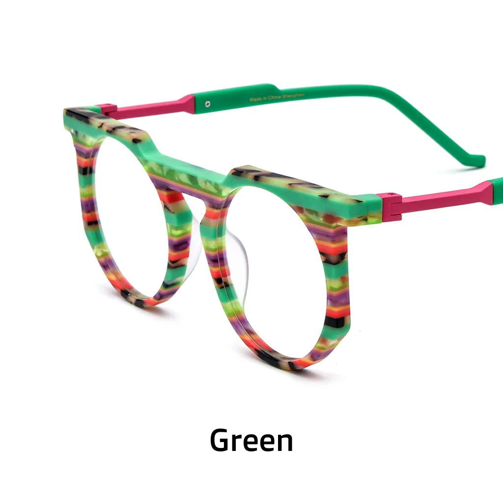 Cat Eye Color-Changing Optical Glasses Frame