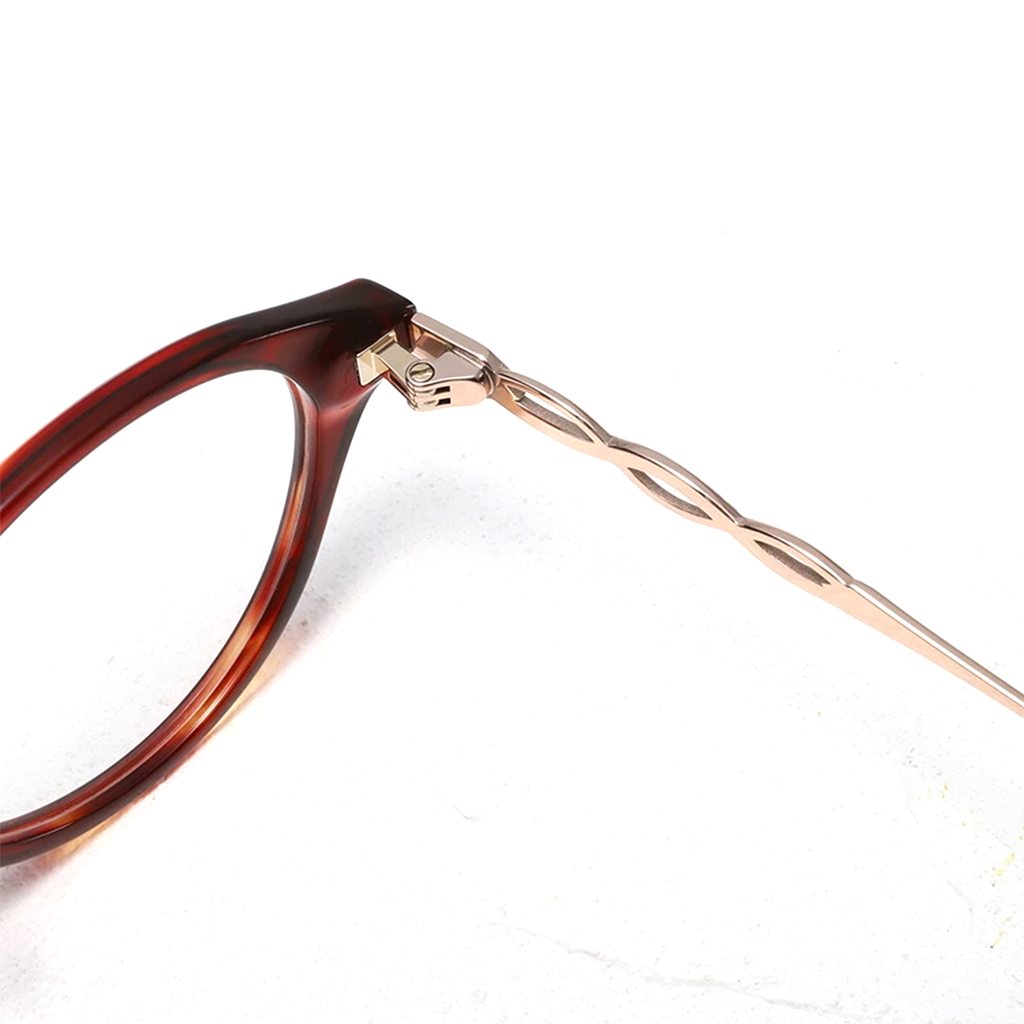 Acetate Oval Eyeglasses Frame