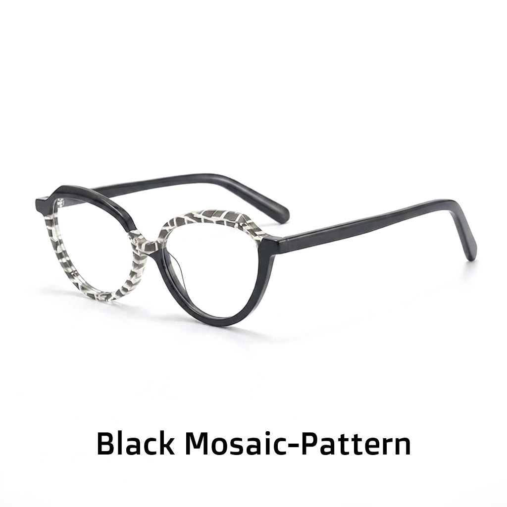 Retro Cat-Eye Acetate Eyeglasses Frames