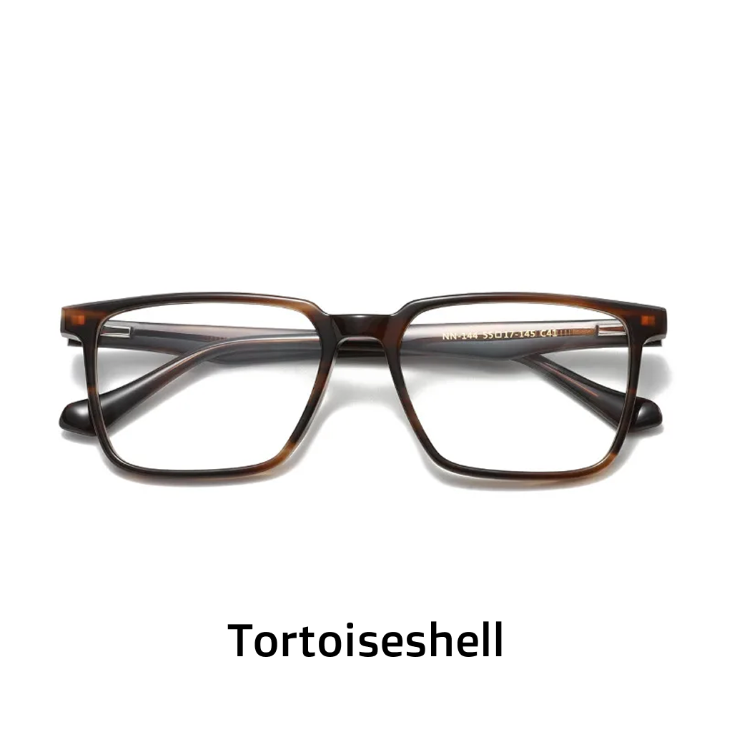 Quadratische Brillengestelle aus Acetat – Retro-Optik