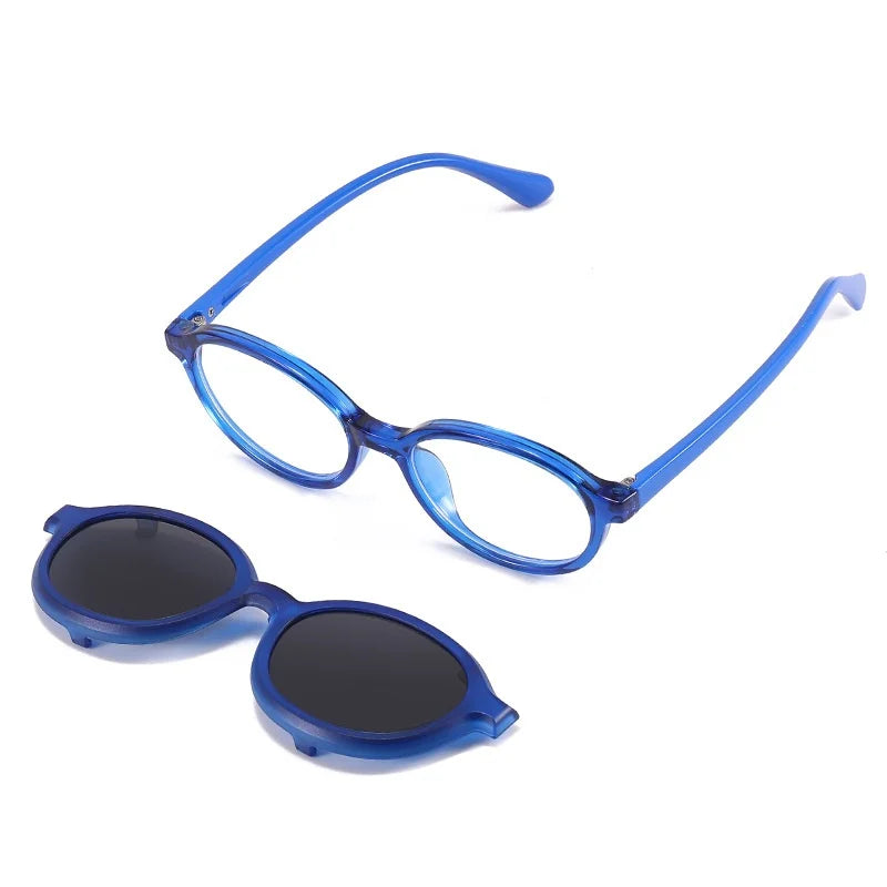 Kids Polarized Snap-On Sunglasses - Prescription Eyeglass Frames