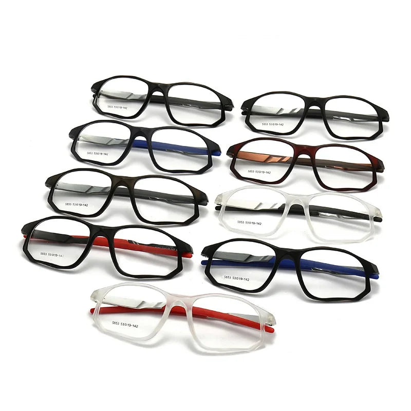 TR90 Irregular Polygonal Sports Glasses Frame - Cycling Optical Prescription