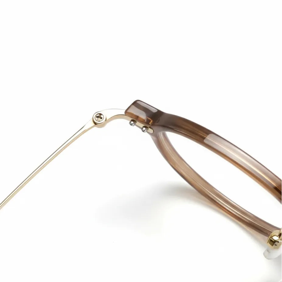 Montures de Lunettes Rondes Rétro Anti-Lumière Bleue - Lunettes de Vue Optiques Unisexes M2316