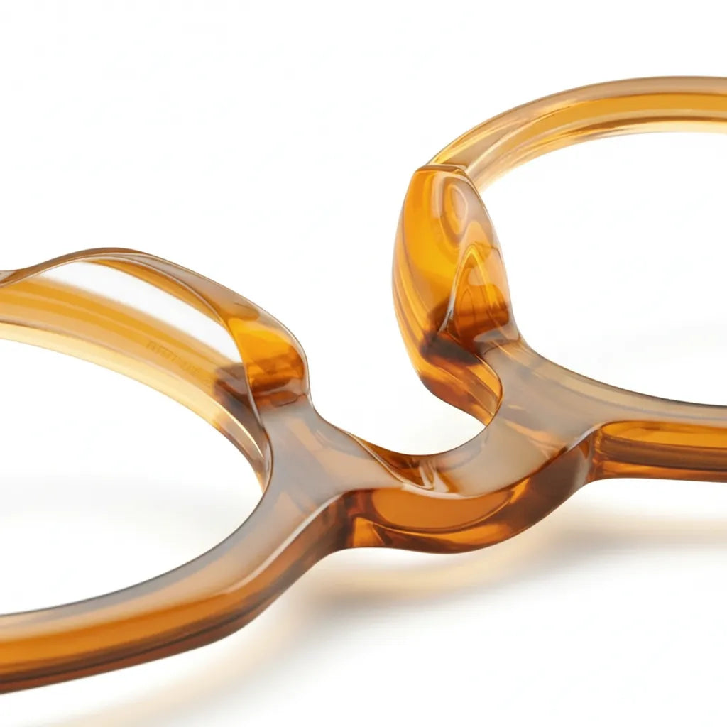 Retro Round Tortoiseshell Eyeglass Frame - Optical Prescription Glasses