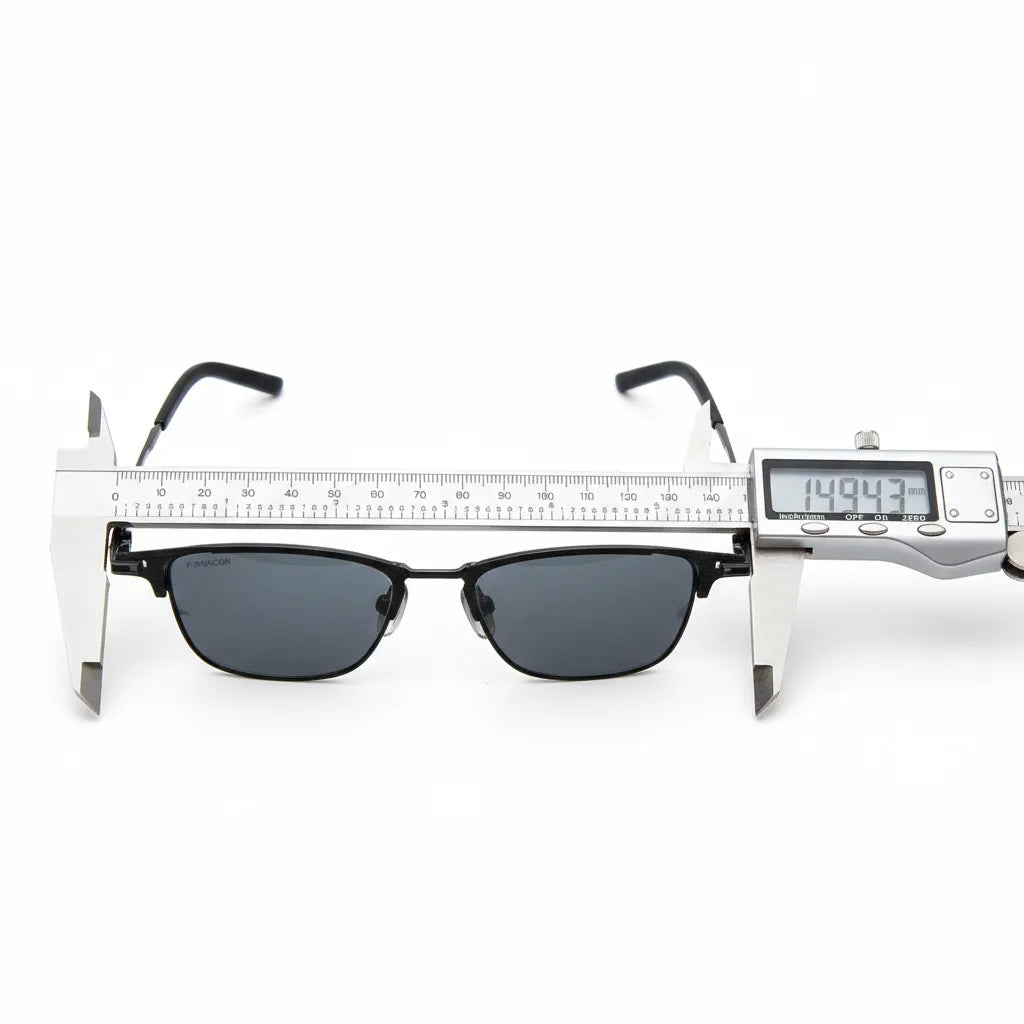 149mm Titanium Eyeglass Frame - Retro Business Optical Prescription Frame ST02