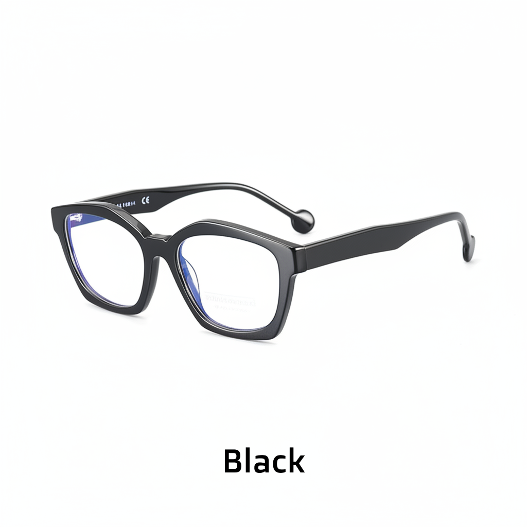 Frames de Ojo Óptico Retro Acetato – Cambio de Color Unisex