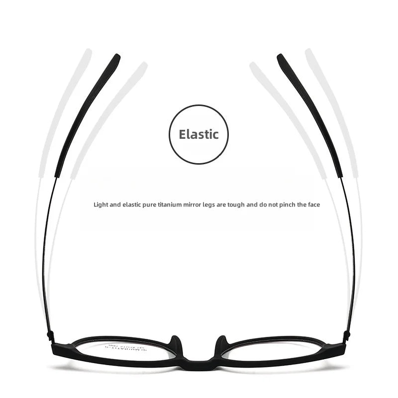 Ultra Light Retro Round Optical Eyeglass Frame for Women