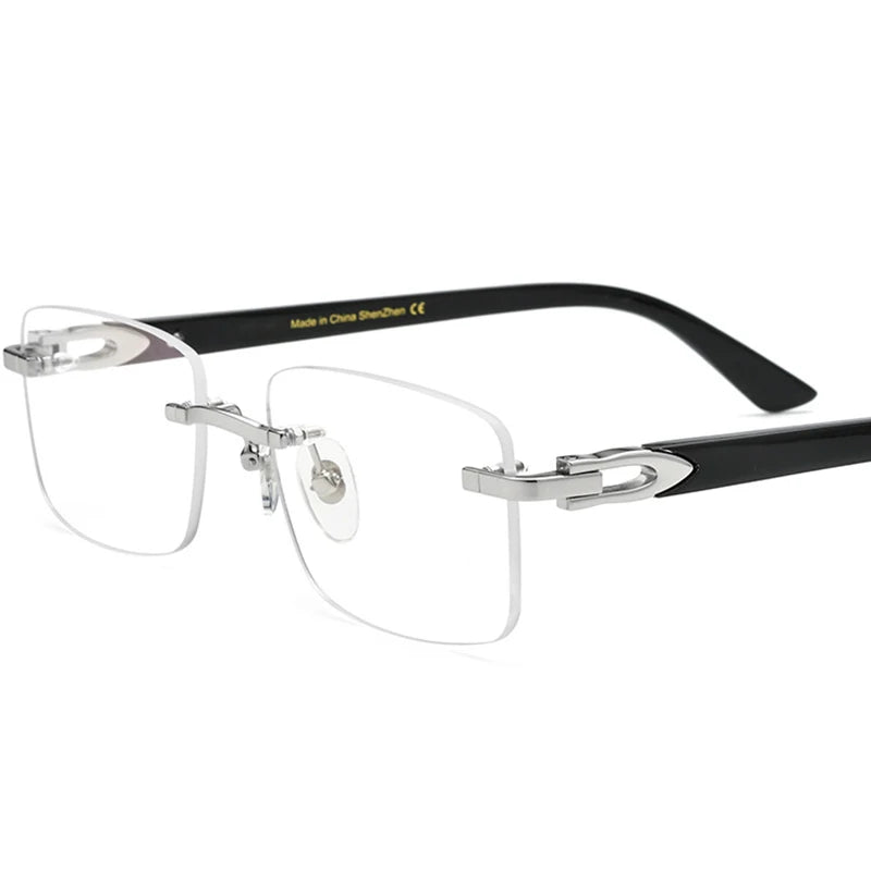 Acetate Square Optical Frames – Bull Horn Unisex Eyeglasses