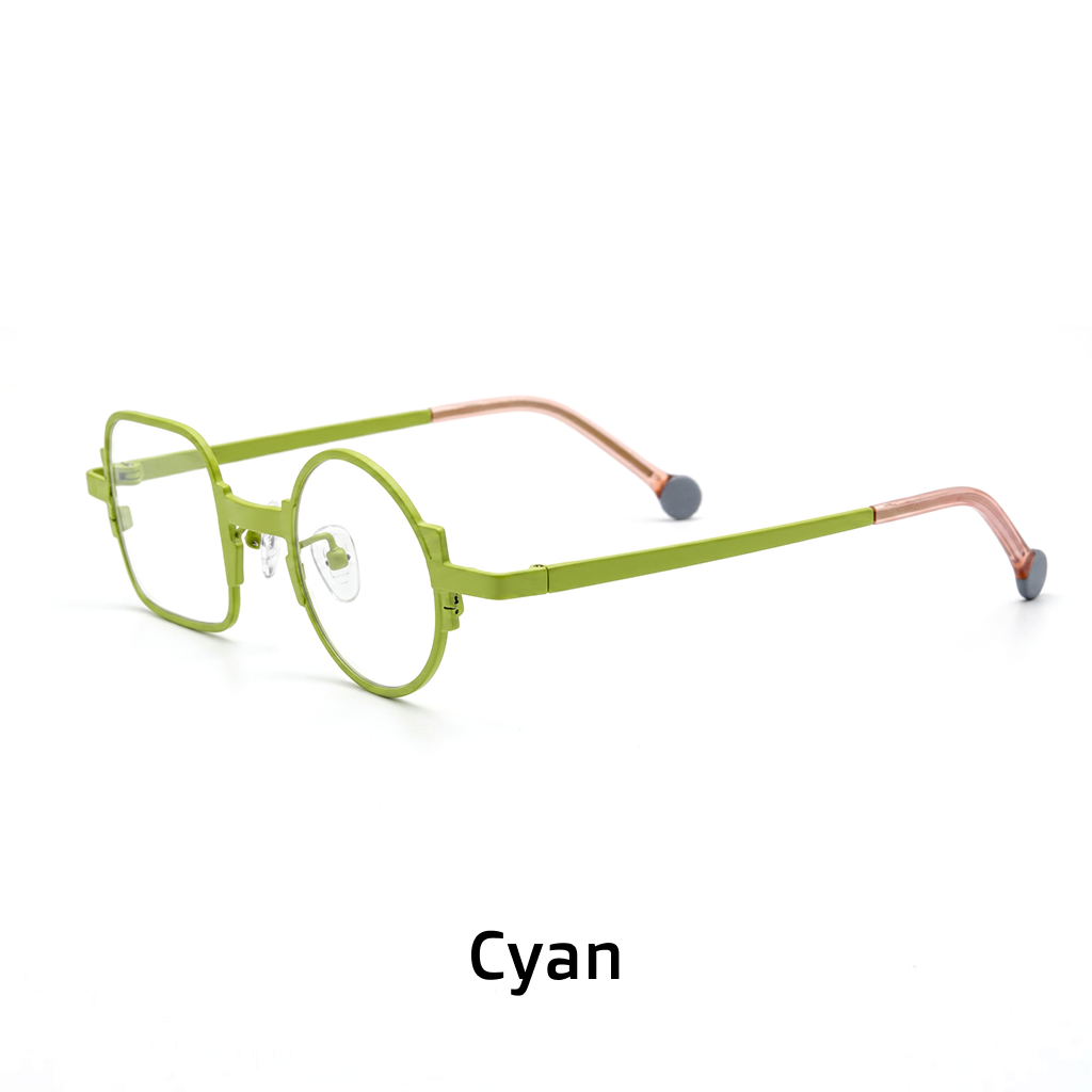 Titanium Round Optical Frames Colorful