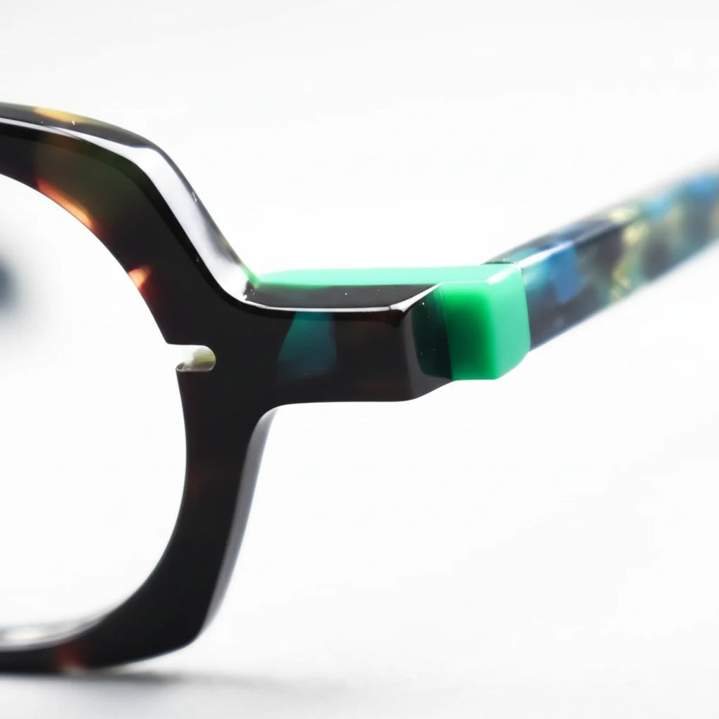 Retro Round Acetate Eyeglass Frames - Unisex Optical Prescription