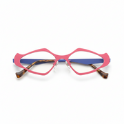 Titanium Cat Eye Polygon Eyeglass Frames