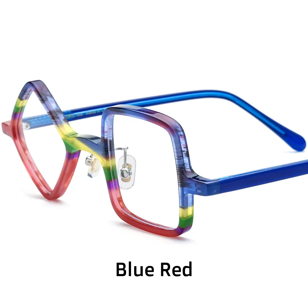 Mattierte quadratische optische Brille