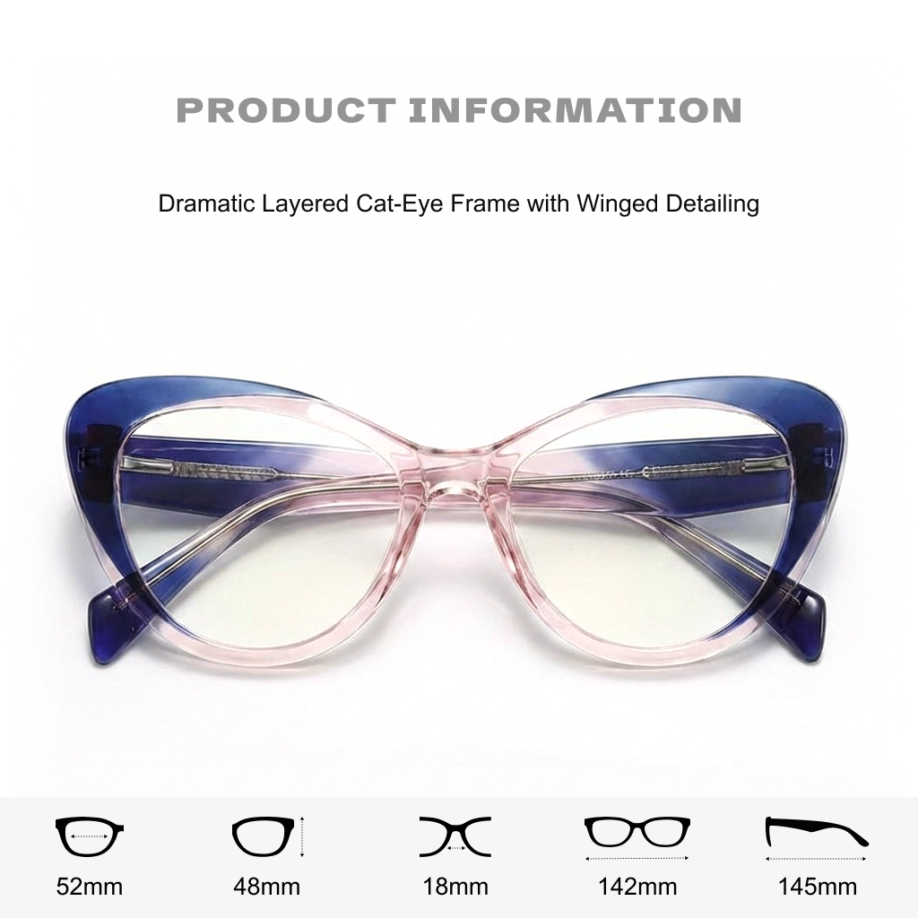 TR90 Cat Eye Optical Prescription Frames