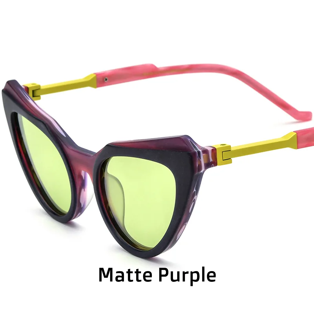 Cat Eye Polarized Sunglasses – UV400 Acetate Women