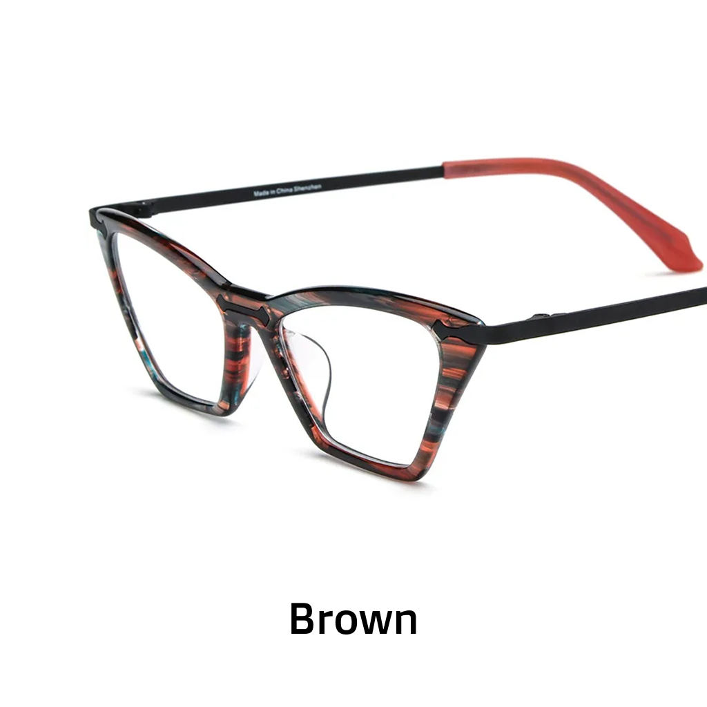 Monture de lunettes littéraires tendance de haute qualité en couleur, titane ultra-léger de niche, lunettes optiques carrées pour myopie grand visage