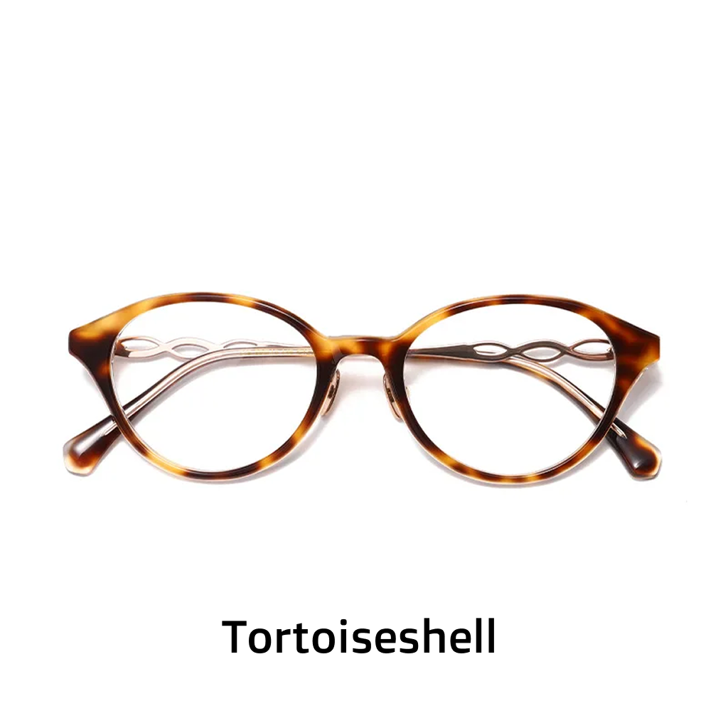 Acetate Oval Eyeglasses Frame