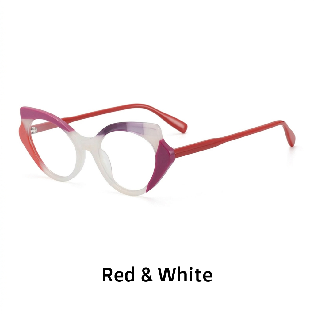 Retro-Cat-Eye-Acetat-Optikrahmen