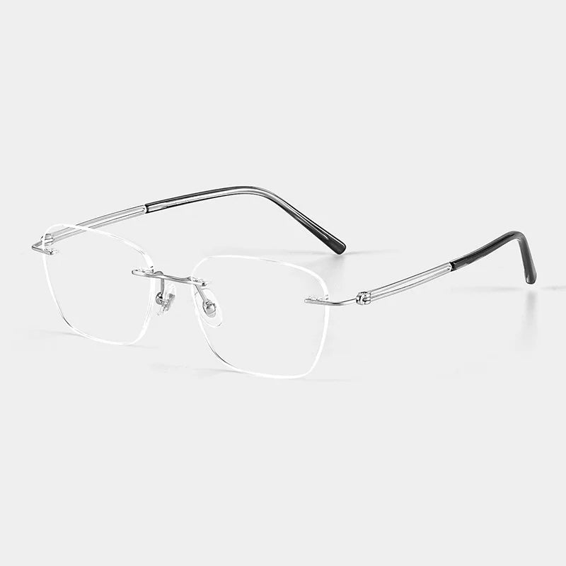 Ultra Light Titanium Frameless Eyeglasses - Unisex Optical Frames