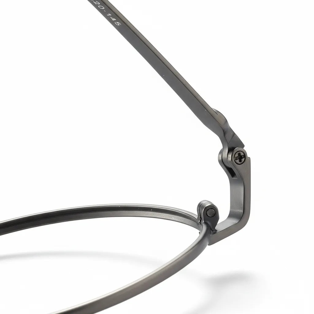 Frame Ultra Light Titanium Round Eyeglass - Anti Blue Light