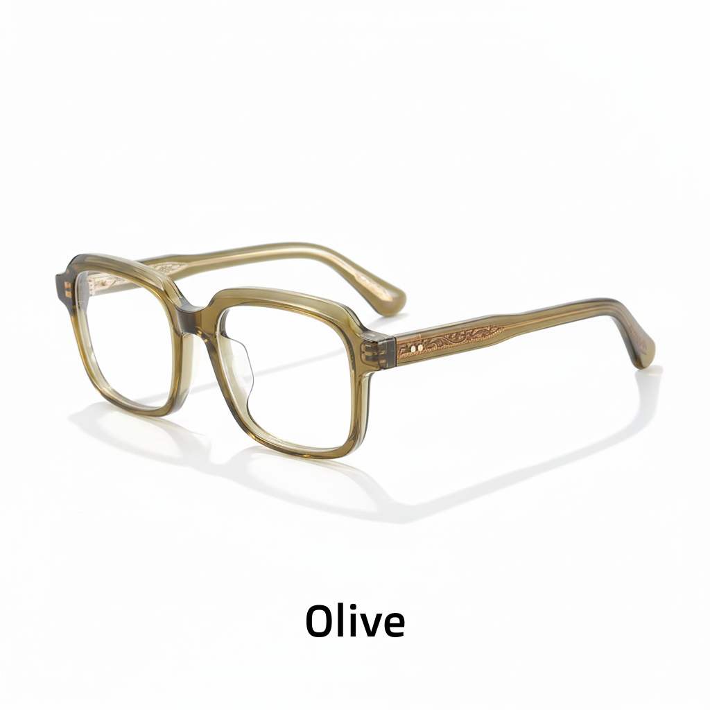 Acetate Square Optical Glasses Frame