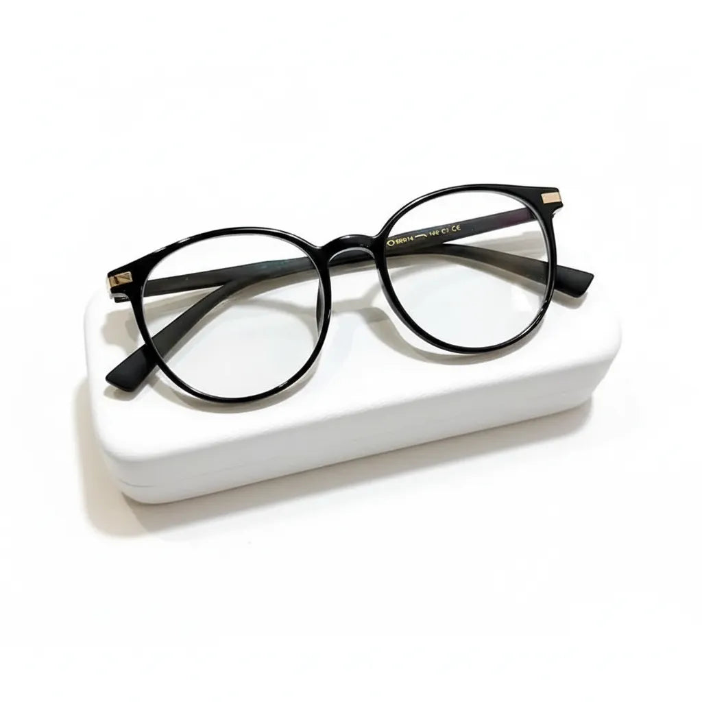 TR90 Retro Round Blue Light Blocking Glasses