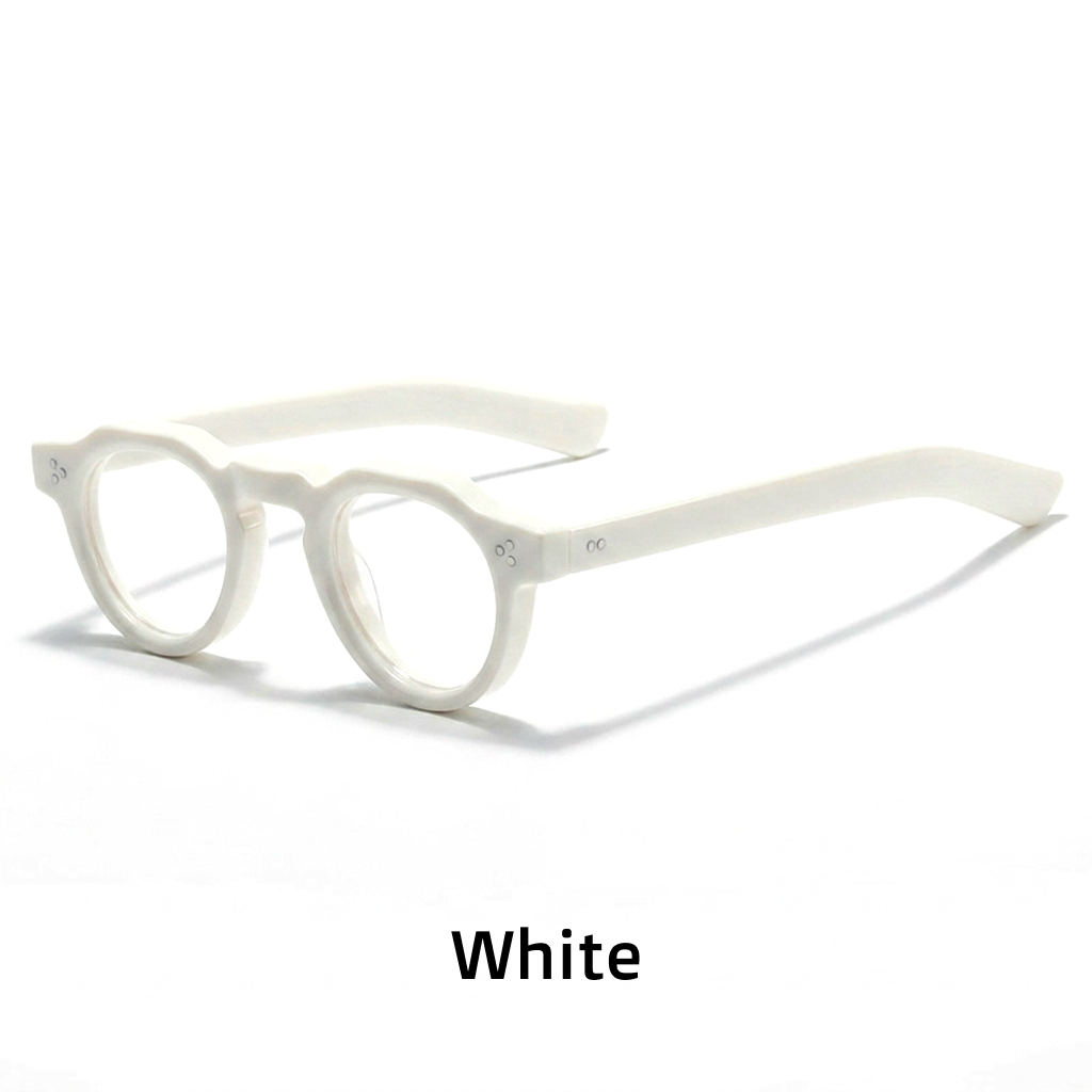 Ovales Retro-Brillengestell aus Acetat