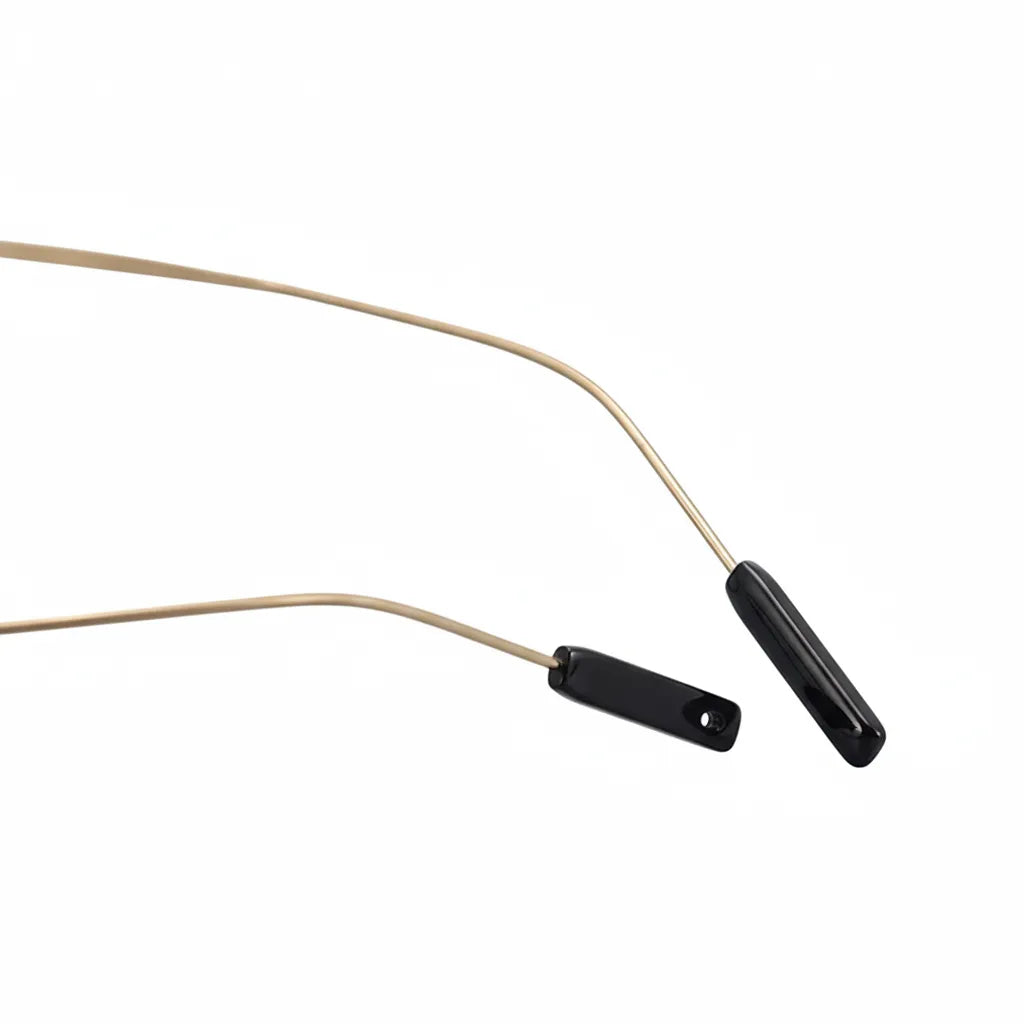 Pure Titanium Round Eyeglass Frame - Anti Blue Light Optical Prescription Glasses