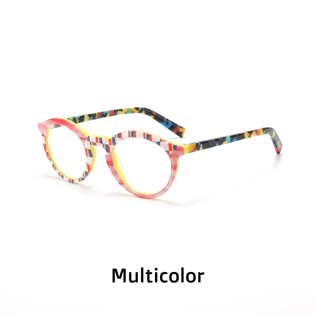 Acetate Cat Eye Optical Frames – Unisex Retro Oval Eyeglasses